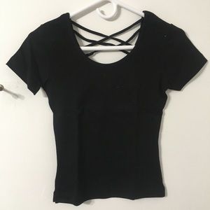 SOLD as BOGO free Derek Heart dressy Tshirt black size small